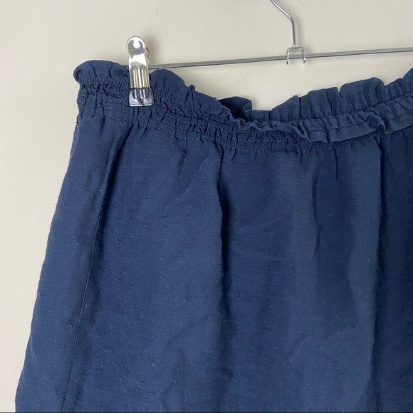 J. Crew Dark Blue Paperbag Skirt - Picture 2 of 4